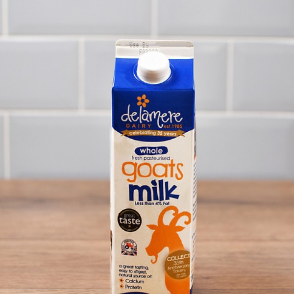 1 litre Goats Whole Milk - 1 Litre